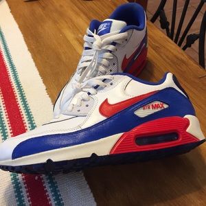 Red, White, and Blue Nike Air Max
